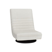 Artiss Floor Lounge Sofa Swivel Foldable Linen White FLOOR-SBL-03LIN-WH