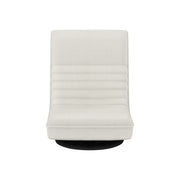 Artiss Floor Lounge Sofa Swivel Foldable Linen White FLOOR-SBL-03LIN-WH