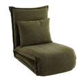 Artiss Floor Lounge Sofa Bed Foldable Green FLOOR-SBL-04VEL-1S-GN