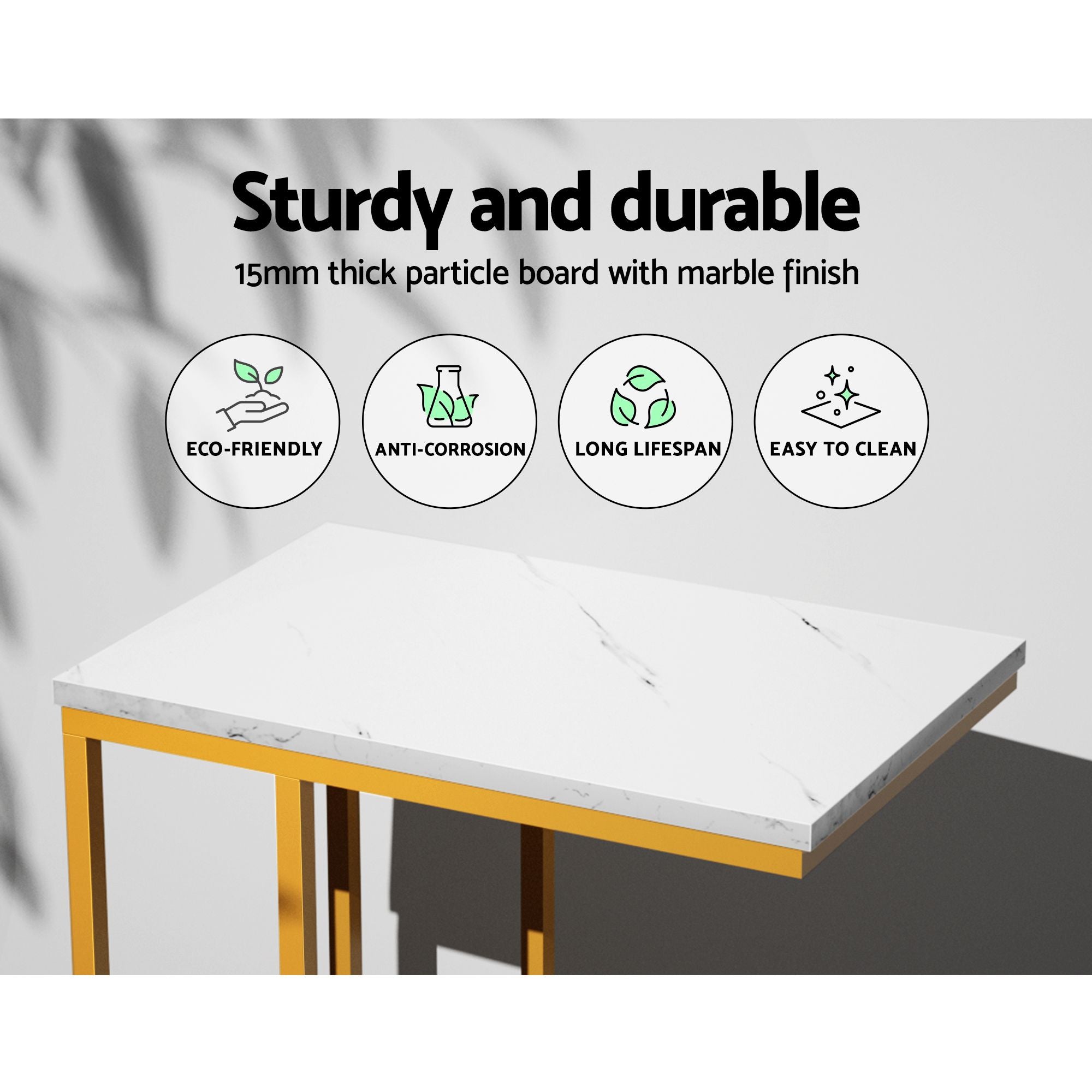 Artiss Floor Lounge Sofa Bed Folding Chaise Chair Green & Coffee Table Side Table Marble Effect FLOOR-SBL-04VEL-COF-MB