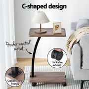 Artiss Floor Lounge 360 degrees Swivel Foldable Sofa Chair and Side Table with Castors Set FLOOR-SET-03LIN-COF07