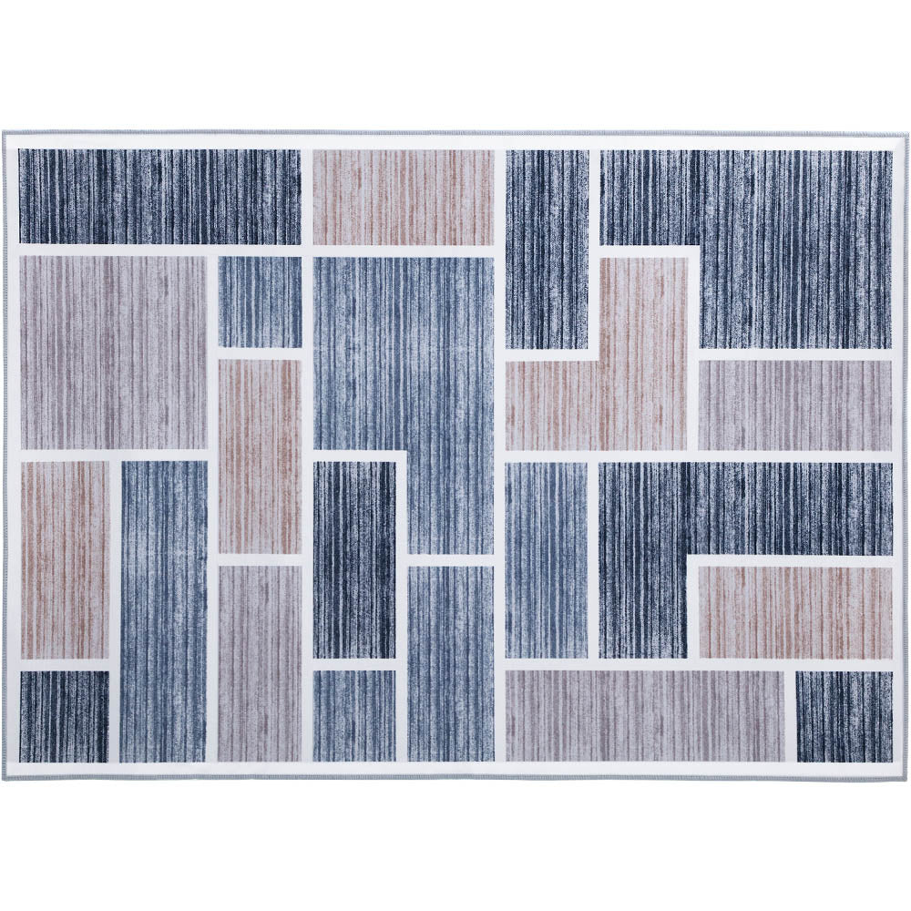 Artiss Rug 160x230cm Area Rug Large Carpet Soft Short Pile Modern Oblo FLR-2130-160X230-BG-GR