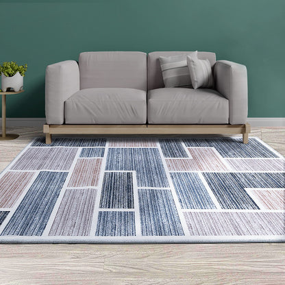 Artiss Rug 200x290cm Area Rug Large Carpet Soft Short Pile Modern Oblo FLR-2130-200X290-BG-GR