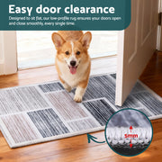 Artiss Floor Rug 50X80cm Doormat Soft Velvet Non-Slip Bath Mat Small Modern FLR-2130-50X80-GR