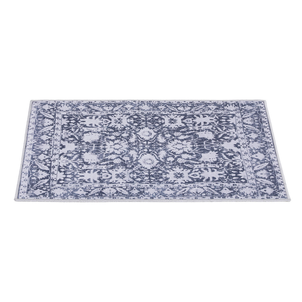 Artiss Floor Rug 120x170cm Soft Velvet Washable Modern Area Rug Floor Carpet Mat FLR-2133-120X170-GR1