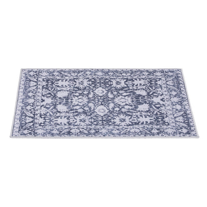 Artiss Floor Rug 120x170cm Soft Velvet Washable Modern Area Rug Floor Carpet Mat FLR-2133-120X170-GR1