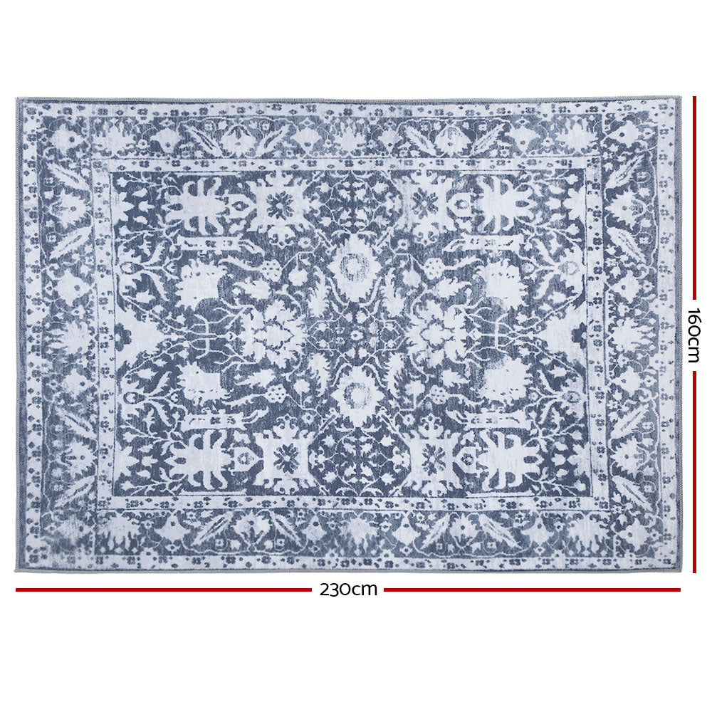 Artiss Rug 160x230cm Area Rug Large Carpet Soft Short Pile Modern Fafi FLR-2133-160X230-GR