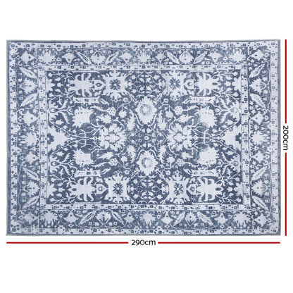 Artiss Rug 200x290cm Area Rug Large Carpet Soft Short Pile Modern Fafi FLR-2133-200X290-GR