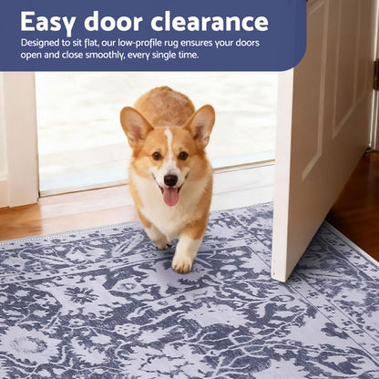 Artiss Floor Rug 240X340cm Soft Velvet Washable Modern Area Rug Floor Carpet Mat FLR-2133-240X340-GR