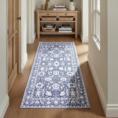 Artiss Hallway Runner Rug 80x180cm Soft Velvet Washable Modern Kitchen Mat FLR-2133-80X180-GR