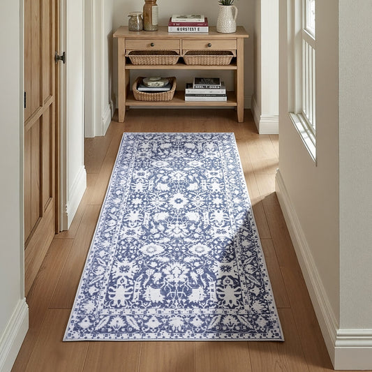 Artiss Hallway Runner Rug 80x180cm Soft Velvet Washable Modern Kitchen Mat FLR-2133-80X180-GR