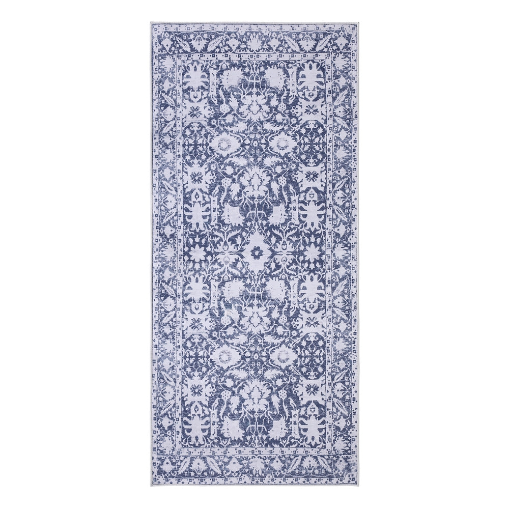 Artiss Hallway Runner Rug 80x180cm Soft Velvet Washable Modern Kitchen Mat FLR-2133-80X180-GR