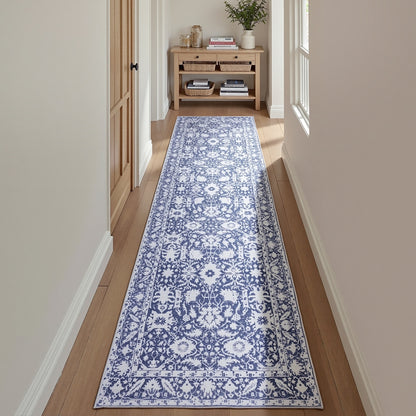 Artiss Hallway Runner Rug 80X300cm Soft Velvet Washable Modern Kitchen Mat FLR-2133-80X300-GR