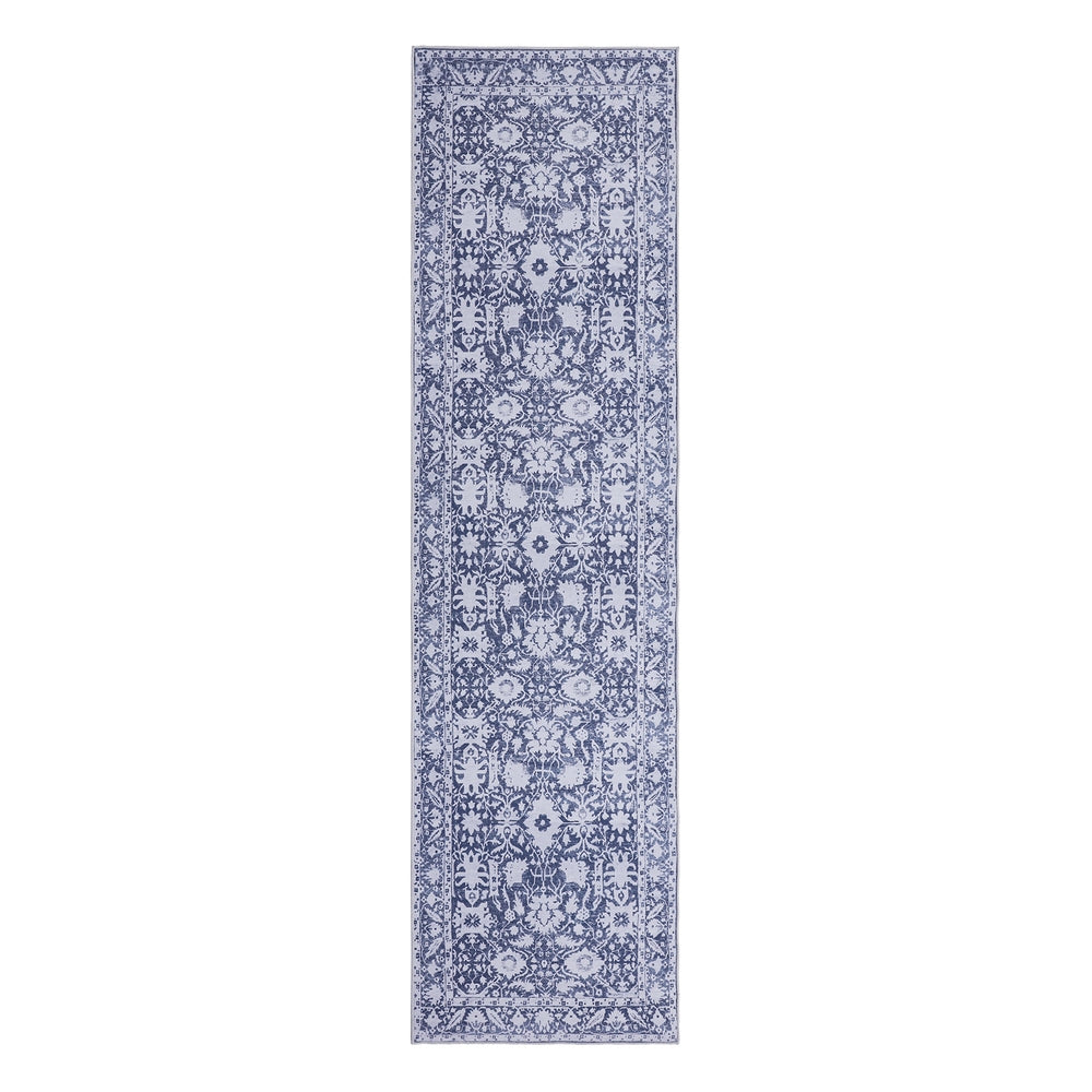 Artiss Hallway Runner Rug 80X300cm Soft Velvet Washable Modern Kitchen Mat FLR-2133-80X300-GR