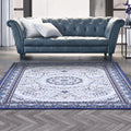 Artiss Rug 200x290cm Area Rug Large Carpet Soft Short Pile Modern Gaspar FLR-2193-200X290-BL-GY