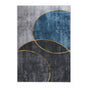 Artiss Washable Floor Rug 160X230cm Large Geometric Area Rug Modern Floor Carpet FLR-2846-160X230-BLGY