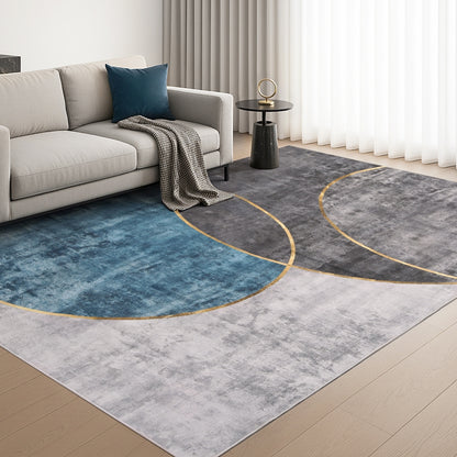 Artiss Washable Floor Rug 240X340cm Large Geometric Area Rug Modern Floor Carpet FLR-2846-240X340-BLGY