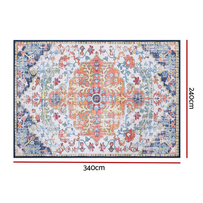 Artiss Floor Rug 240X340cm Large Washable Geometric Area Rug Modern Carpet Mat FLR-3200-240X340-OG