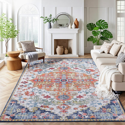 Artiss Floor Rug 240X340cm Large Washable Geometric Area Rug Modern Carpet Mat FLR-3200-240X340-OG