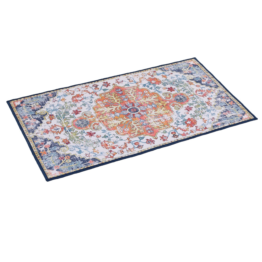 Artiss Floor Rug 50X80 Doormat Carpet Short Pile Non-Slip Entryway Mat Bohemian FLR-3200-50X80-OG