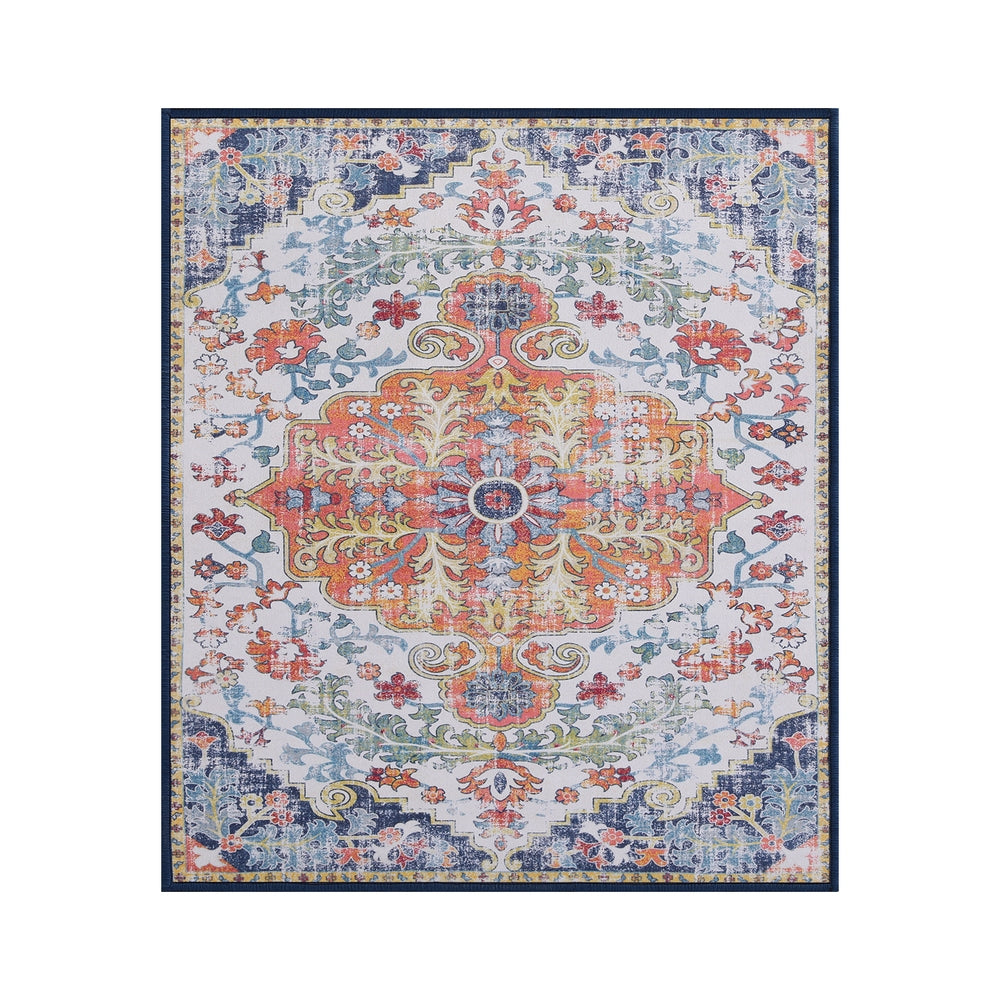 Artiss Floor Rug 50X80 Doormat Carpet Short Pile Non-Slip Entryway Mat Bohemian FLR-3200-50X80-OG