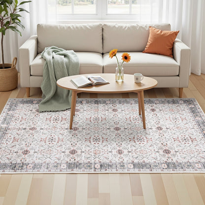 Artiss Washable Floor Rug 160X230cm Large Area Rug Modern Living Room Carpet FLR-4139-160X230-BG