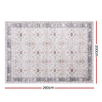 Artiss Washable Floor Rug 200x290cm Large Area Rug Modern Living Room Carpet FLR-4139-200X290-BG