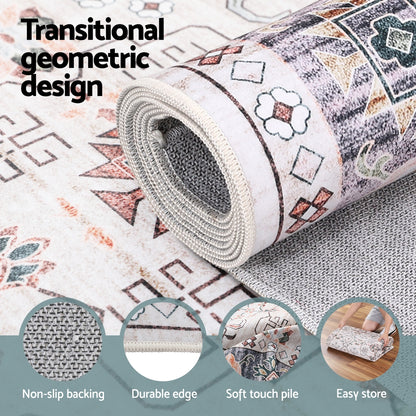 Artiss Washable Floor Rug 240X340cm Large Area Rug Modern Living Room Carpet FLR-4139-240X340-BG