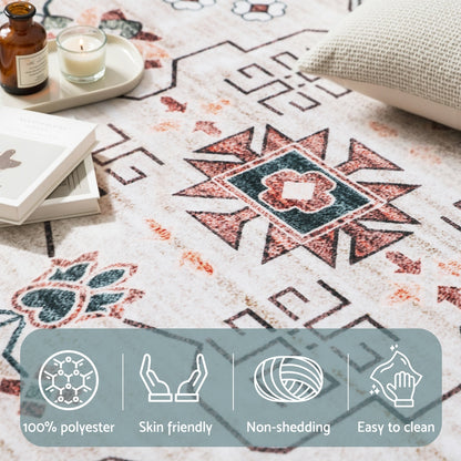 Artiss Washable Floor Rug 240X340cm Large Area Rug Modern Living Room Carpet FLR-4139-240X340-BG