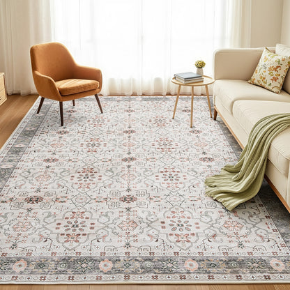 Artiss Washable Floor Rug 240X340cm Large Area Rug Modern Living Room Carpet FLR-4139-240X340-BG