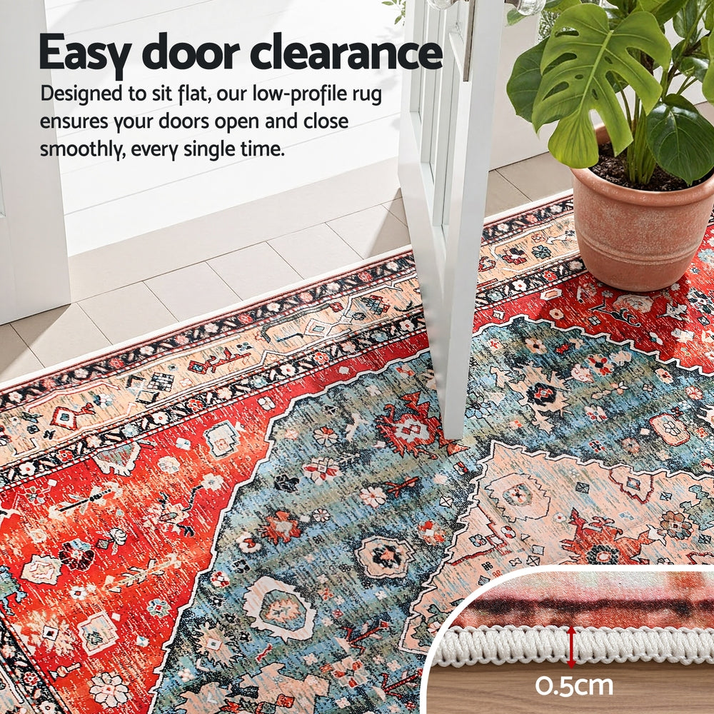Artiss Floor Rug 200X290cm Large Washable Area Rug Modern Living Room Carpet Mat FLR-4217-200X290-RD