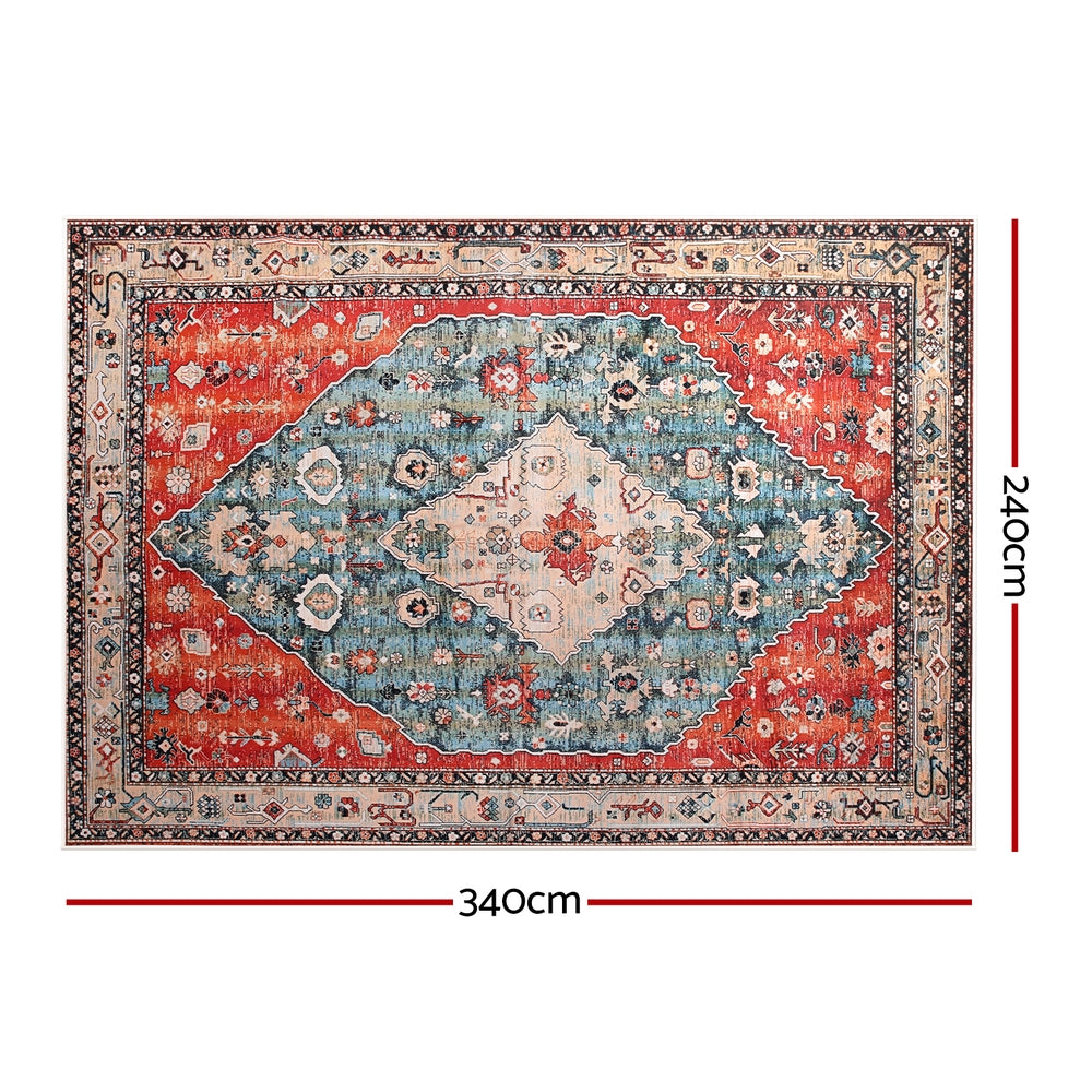 Artiss Floor Rug 240X340cm Large Washable Area Rug Modern Living Room Carpet Mat FLR-4217-240X340-RD