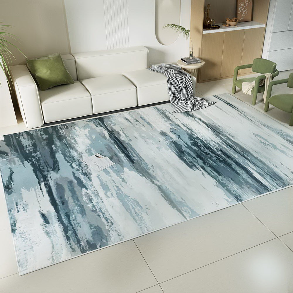 Artiss Rug 200x290cm Area Rug Washable Mat Large Carpet Soft Short Pile Poca FLR-4233-200X290-BG-GR
