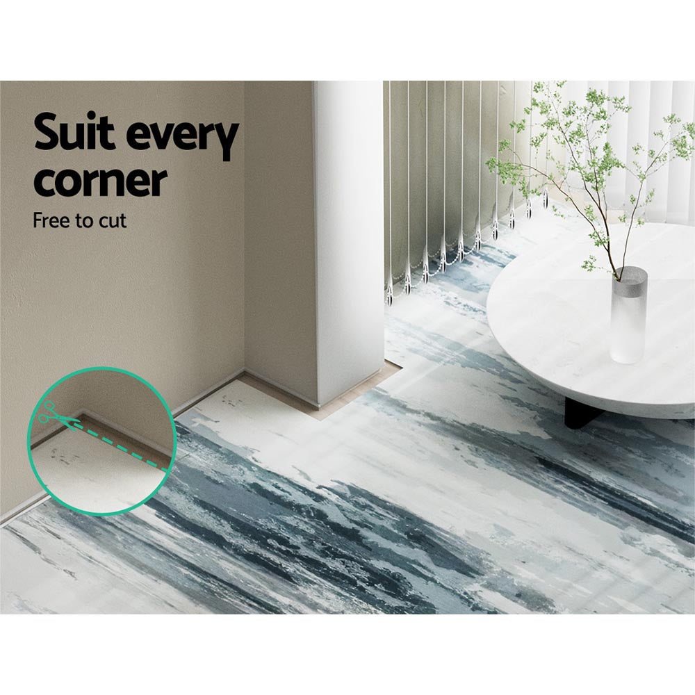 Artiss Rug 200x290cm Area Rug Washable Mat Large Carpet Soft Short Pile Poca FLR-4233-200X290-BG-GR