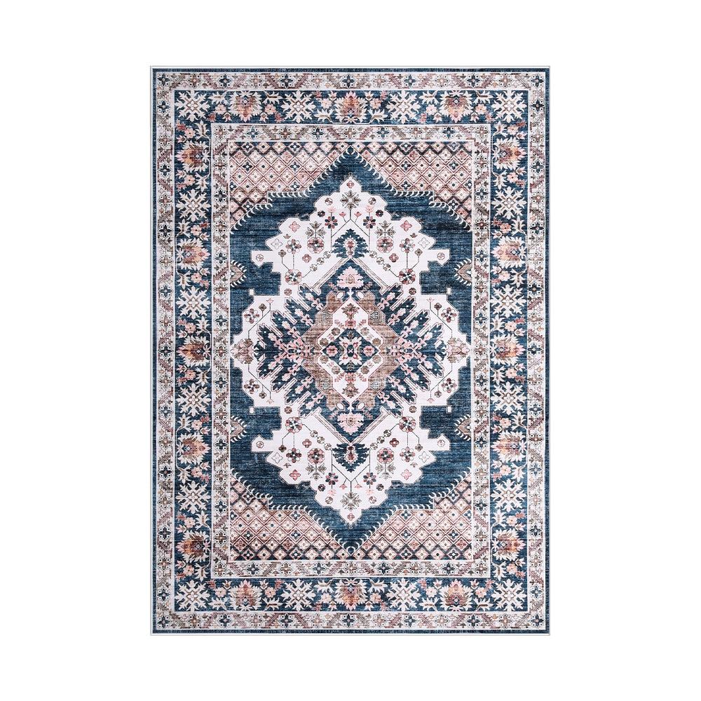 Artiss Floor Rug 160X230cm Large Washable Persian Area Rug Living Room Carpet FLR-4857-160X230-BL