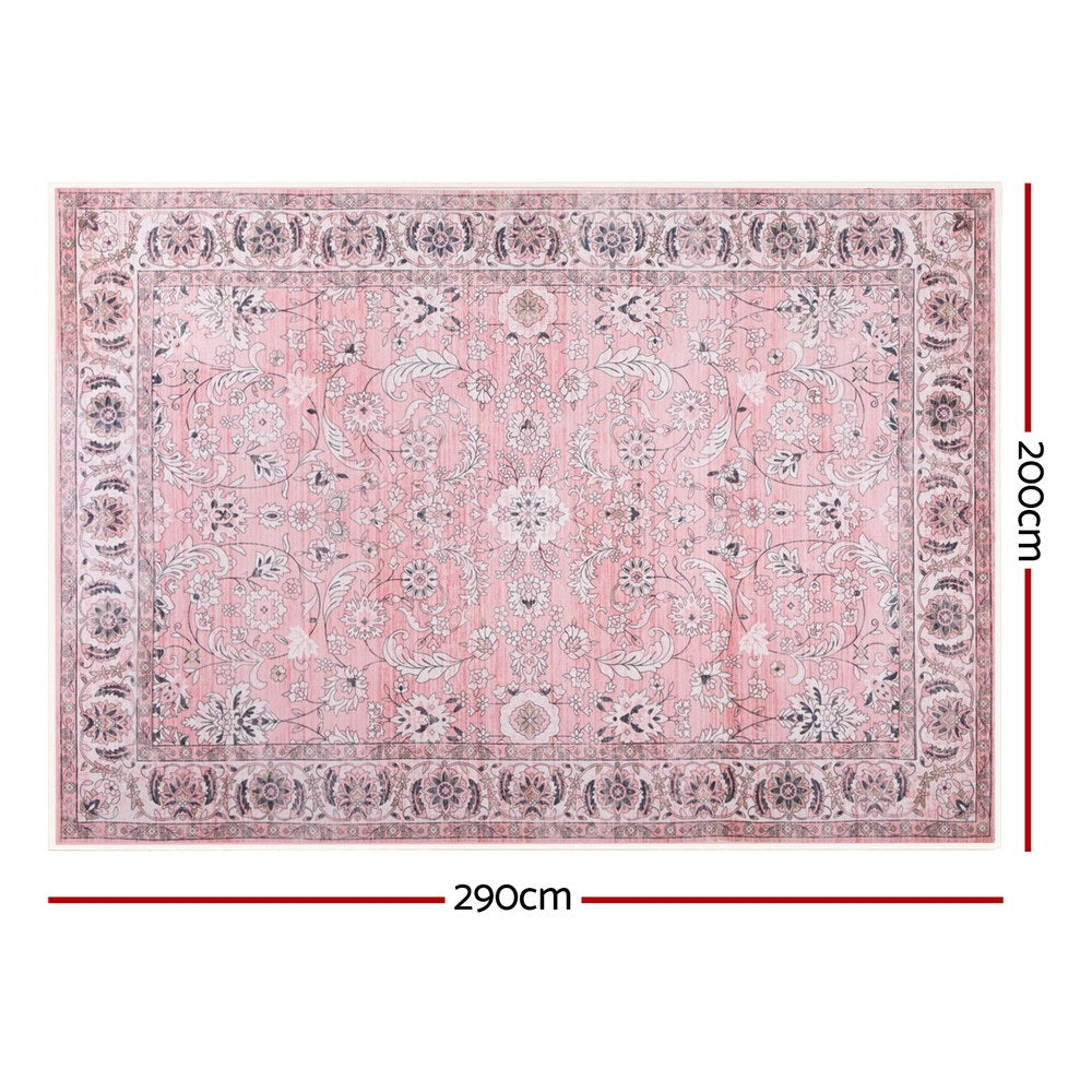 Artiss Floor Rug 200X290cm Large Washable Area Rug Vintage Living Room Carpet FLR-4858-200X290-PK