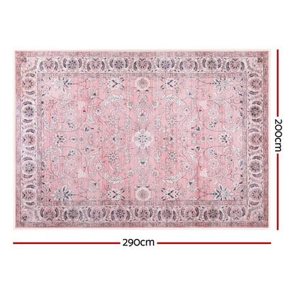 Artiss Floor Rug 200X290cm Large Washable Area Rug Vintage Living Room Carpet FLR-4858-200X290-PK