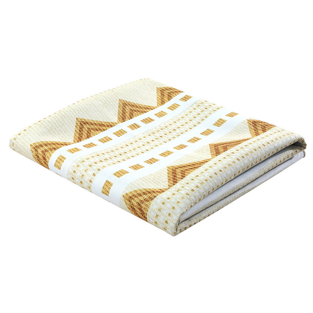 Artiss Rug 200x290cm Area Rug Washable Mat Large Carpet Soft Short Pile Ella FLR-BSM01-200X290-YE
