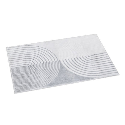 Artiss Rug 120x160cm Area Rug Washable Mat Large Carpet Faux Rabbit Fur Cyril FLR-FFUR01-120X160-WHBK