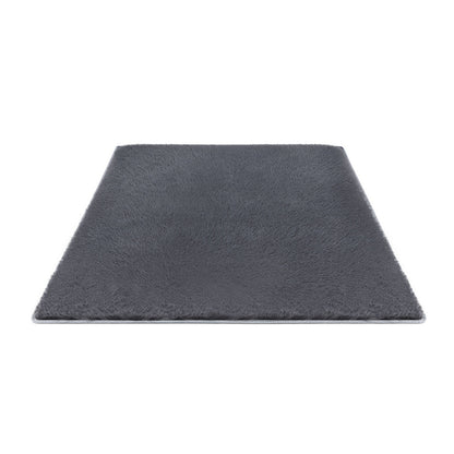 Artiss Floor Rug 140x200cm Plush Area Shaggy Rug Living Room Bedroom Carpet Grey FLR-FLU01-140X200-GY