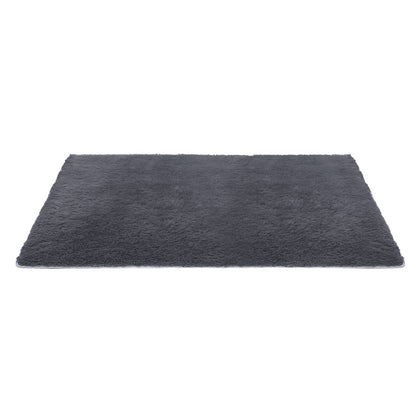 Artiss Floor Rug 160x230cm Plush Area Shaggy Rug Living Room Bedroom Carpet Grey FLR-FLU01-160X230-GY