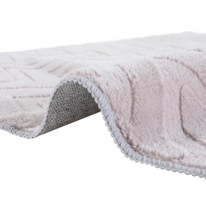 Artiss Rug 120x160cm Area Rug Washable Mat Large Carpet Microfiber Ripple FLR-JAC01-120X160-WH