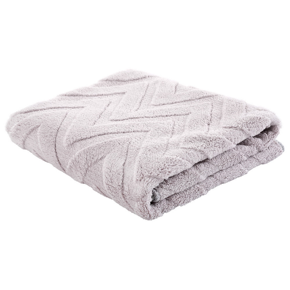 Artiss Rug 120x160cm Area Rug Washable Mat Large Carpet Microfiber Ripple FLR-JAC01-120X160-WH