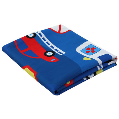Artiss Rug 120x160cm Area Rug Washable Mat Large Carpet Soft Short Pile Kids FLR-KID01-120X160-BU