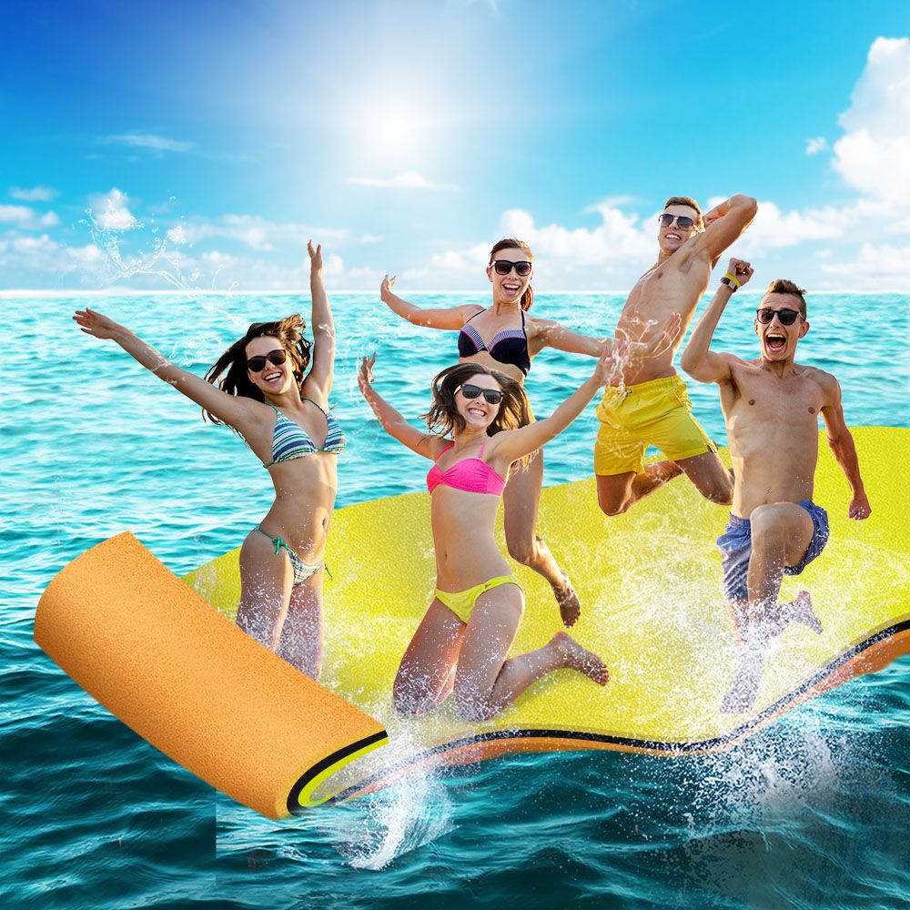 Weisshorn Floating Water Mat 5.5x1.8m Foam Pad Swimming Pool Island Platform FM-55-18-MC