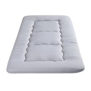 Giselle Bedding 10cm Japanese Floor Mattress Foldable Futon Mattress Washable Cover Straps FM-FUTON-100-10-GY