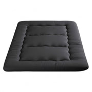 Giselle Bedding 10cm Japanese Floor Mattress Foldable Futon Mattress Washable Cover Straps FM-FUTON-135-10-BK