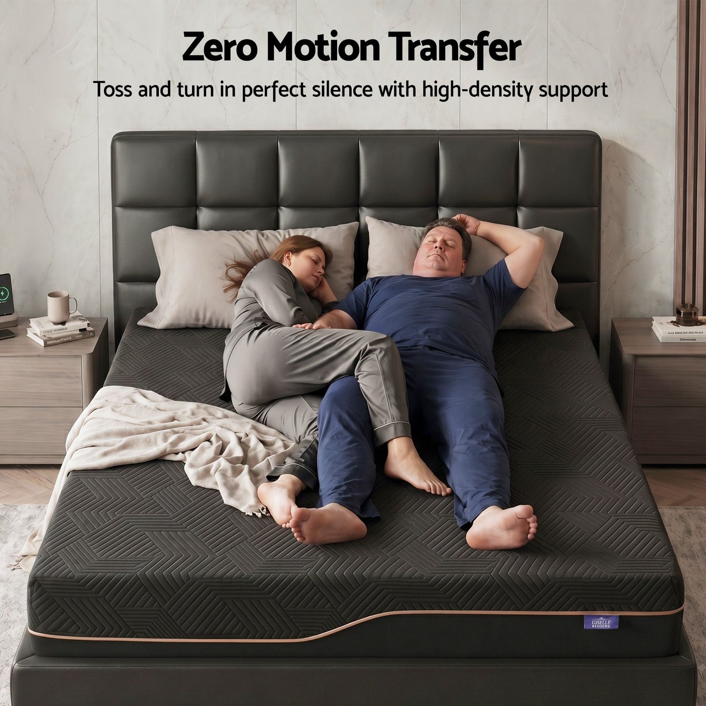 Giselle Double Cooling Memory Foam Mattress Medium Firm with Gel Comfort 30cm FOAM-C-MFM-H030-D