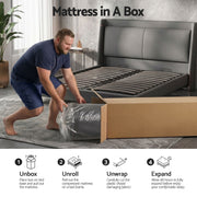 Giselle Queen Cooling Memory Foam Mattress Medium Firm with Gel Comfort 30cm
