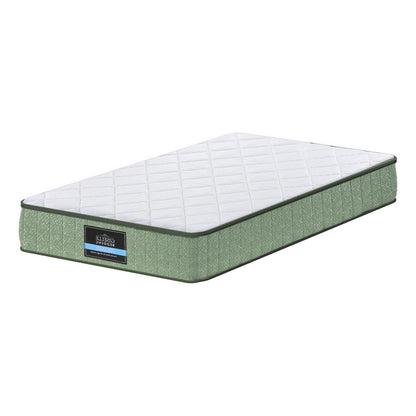 Giselle 25cm Memory Foam Mattress Dual Layer Zipper Cover Cool Charcoal Foam Mattresses King Single FOAM-C-MFM-LEAF-H025-KS